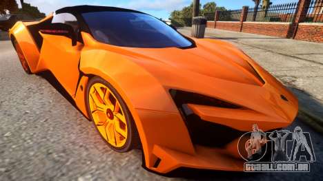 2017 W Motors Fenyr Supersports para GTA 4