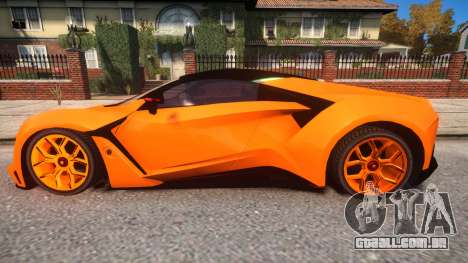 2017 W Motors Fenyr Supersports para GTA 4