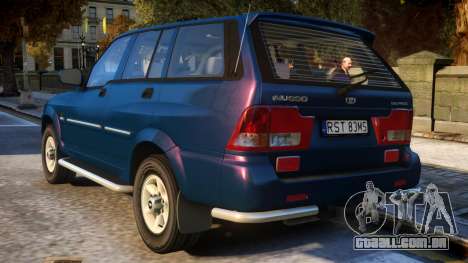 1999 Daewoo Musso HI-DLX para GTA 4