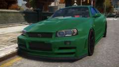 Nissan Skyline GTR para GTA 4