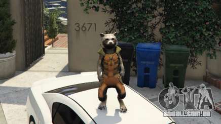 Rocket Raccoon from Guardians of the Galaxy para GTA 5