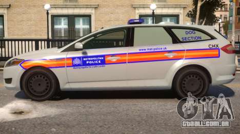 Ford Mondeo Dog Section Metropolitan Police para GTA 4