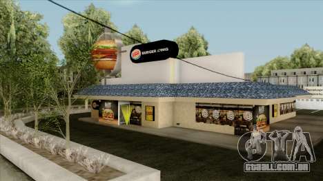 Garcia Burger King Restaurant para GTA San Andreas
