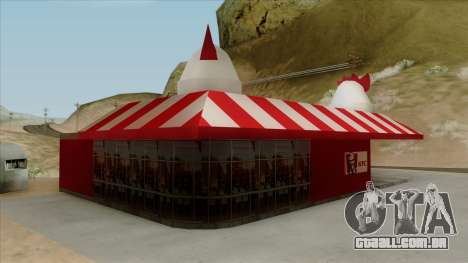 Tierra Robada KFC Restaurant para GTA San Andreas