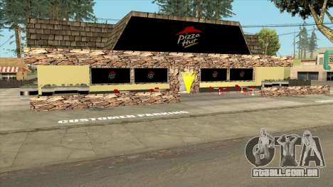 Montgomery Pizza Hut Restaurant para GTA San Andreas