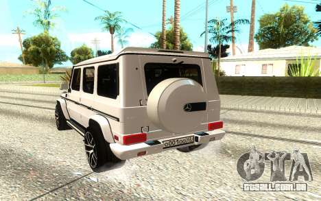 Mercedes-Benz G63 AMG para GTA San Andreas