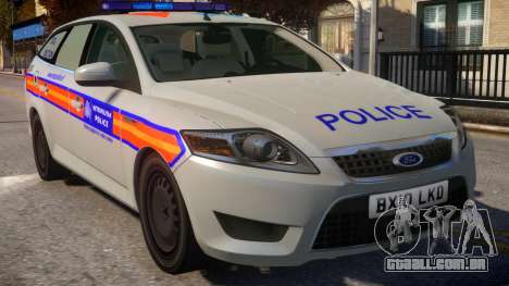 Ford Mondeo Dog Section Metropolitan Police para GTA 4