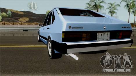 Volkswagen Passat Pointer LSE Iraque 1984 para GTA San Andreas