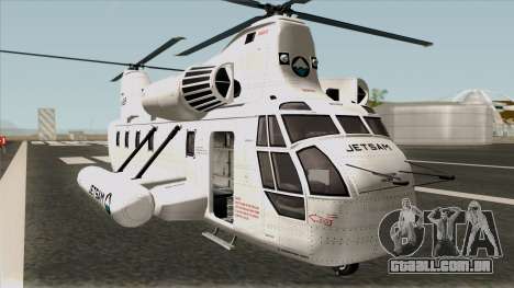 Cargobob Jetsam GTA V para GTA San Andreas