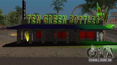 New Ten Green Bottles and Bar Interior para GTA San Andreas