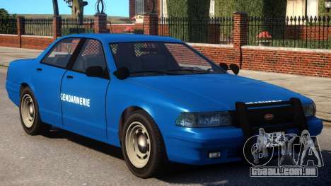 Vapid Stanier de la Gendarmerie para GTA 4