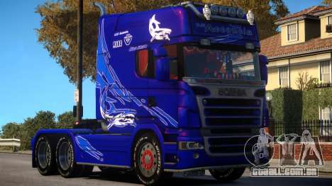 Scania R580 Longline Custom PJ8 para GTA 4