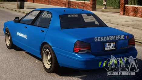 Vapid Stanier de la Gendarmerie para GTA 4