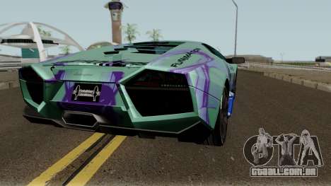 Lamborghini Reventon Itasha Hinatsuru para GTA San Andreas