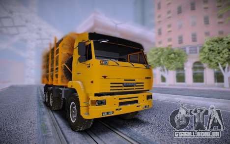 KAMAZ 6460 Caminhão com toras para GTA San Andreas