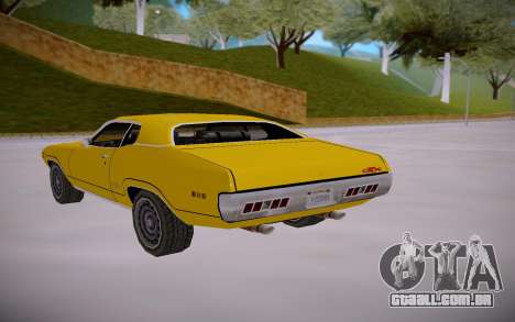 Plymounth GTX 1971 SA StyledLow Poly para GTA San Andreas