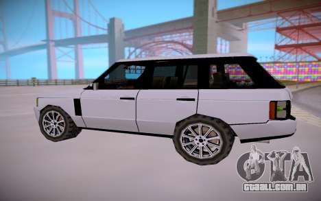 Land Rover Range Rover Supercharged Mk.III 2012 para GTA San Andreas