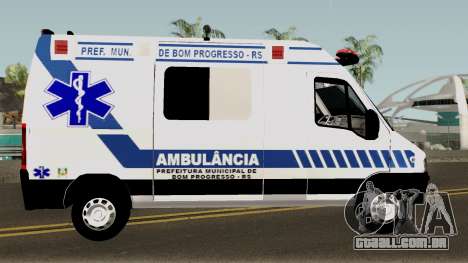 Fiat Ducato Brazilian Ambulance para GTA San Andreas