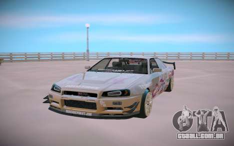 Nissan Skyline GT-R R34 Toyota Chaser para GTA San Andreas