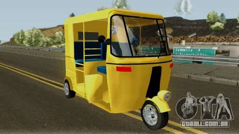 Real Indian Rickshaw para GTA San Andreas