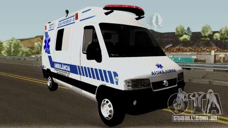 Fiat Ducato Brazilian Ambulance para GTA San Andreas