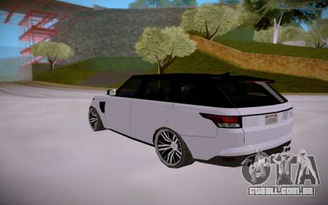 Land Rover Range Rover SVR SA StyledLow Poly para GTA San Andreas