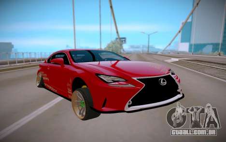 Lexus IS 350 F-Sport para GTA San Andreas