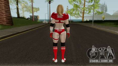 Tina Sport Suit from Dead or Alive 5 para GTA San Andreas