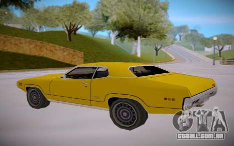 Plymounth GTX 1971 SA StyledLow Poly para GTA San Andreas