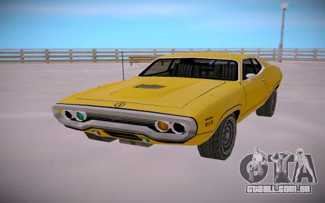 Plymounth GTX 1971 SA StyledLow Poly para GTA San Andreas