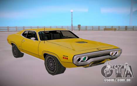 Plymounth GTX 1971 SA StyledLow Poly para GTA San Andreas