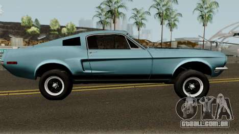 Ford Mustang GT390 Bullitt Edition 1968 para GTA San Andreas