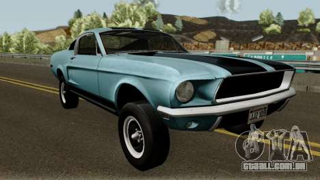 Ford Mustang GT390 Bullitt Edition 1968 para GTA San Andreas