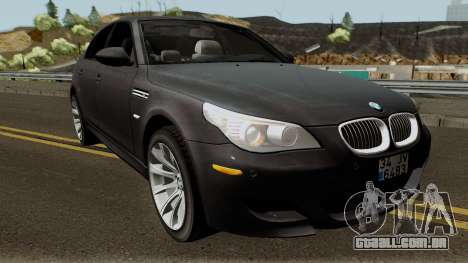 BMW M5 E60 2006 M SPORT para GTA San Andreas