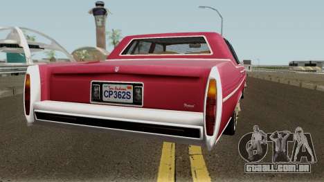 Cadillac Fleetwood Normal 1985 v1 para GTA San Andreas