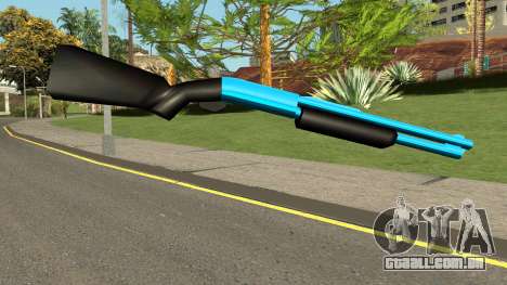 Chromegun Blue para GTA San Andreas
