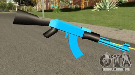 AK47 Blue para GTA San Andreas