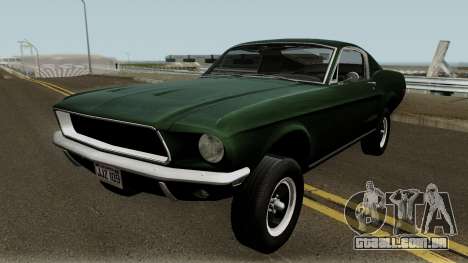 Ford Mustang GT390 Bullitt Edition 1968 para GTA San Andreas