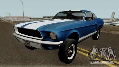 Ford Mustang GT390 Bullitt Edition 1968 para GTA San Andreas