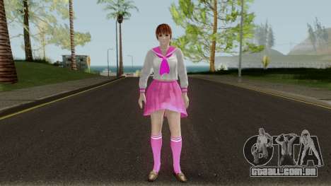 Kasumi Pink School para GTA San Andreas