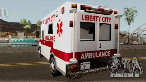New Ambulance para GTA San Andreas