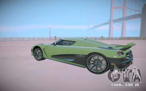 Koenigsegg Agera R para GTA San Andreas