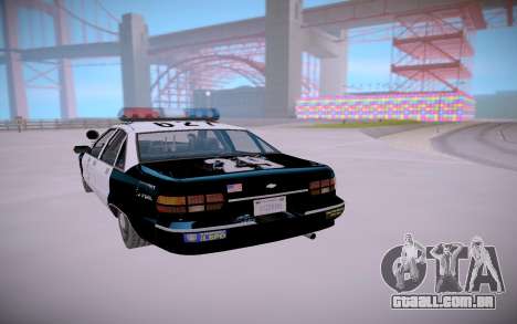 Chevrolet Caprice 1992 Police LQ para GTA San Andreas