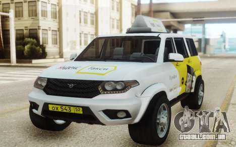 UAZ Patriota Yandex táxi para GTA San Andreas
