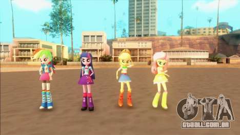 My Little Pony Equestria Girls Mod v1 para GTA San Andreas