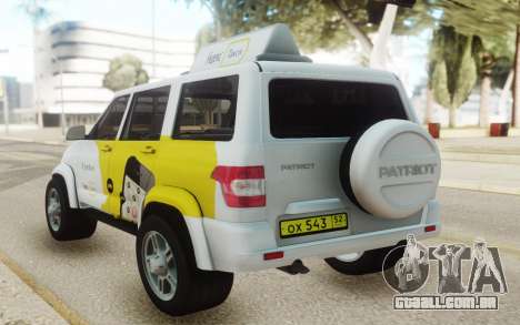 UAZ Patriota Yandex táxi para GTA San Andreas