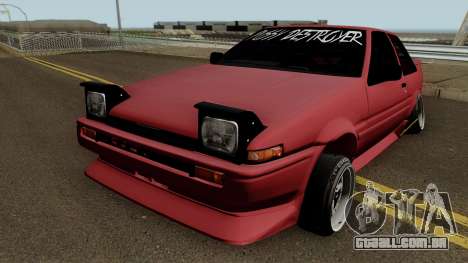 Toyota Trueno AE86 Coupe (Pussy Destroyer) 1986 para GTA San Andreas