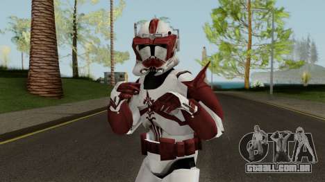 Star Wars Clone Commander Fox para GTA San Andreas