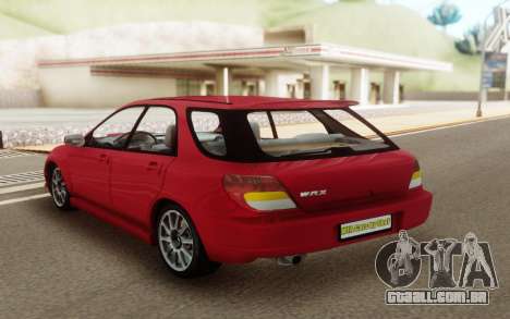 Subaru Impreza WRX Wagon para GTA San Andreas