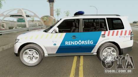 Mitsubishi Pajero (Magyar Rendorseg) para GTA San Andreas